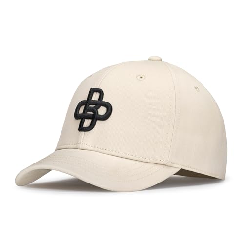 Oblak Męskie czapki z daszkiem Beż Cream Peach LB Cap Damskie szare regulowane baseball z daszkiem i siatką - Czapka Trucker