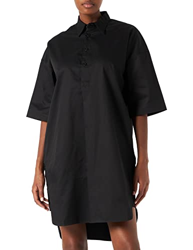 G-STAR RAW Damska koszulka SS Dress, Black (Dk Black A504-6484), XXS