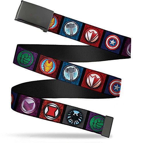 Buckle-Down Męski pasek Web Belt Avengers 1,25