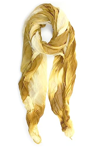 collezione alessandro Szalik Valka z gradientem, Made in Italy, ok. 200 cm x 80 cm, żółty, jeden rozmiar