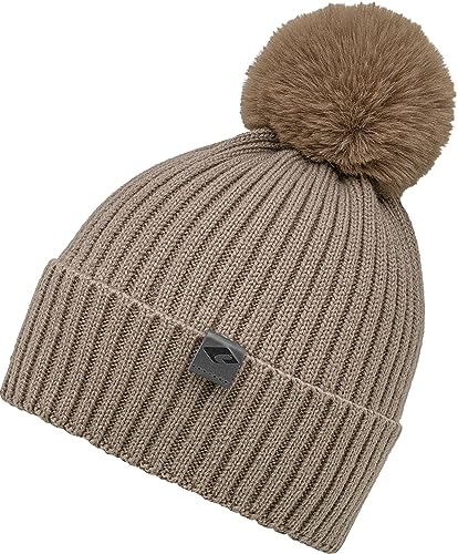 CHILLOUTS Czapka damska Hazel Hat Beanie, szarobrązowy, jeden rozmiar