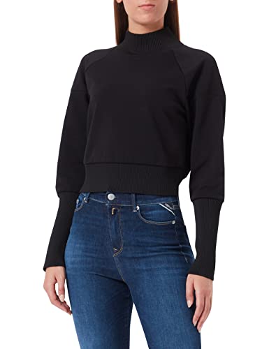 Sisley Bluza damska L/S 3IPRL200B, czarna 100, S