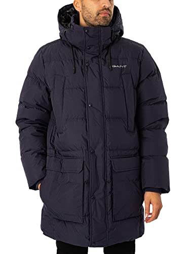 GANT Męska kurtka D2. Long Alta Down Jacket, Evening Blue, XS
