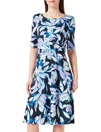 Gerry Weber Sukienka damska 180023-35021, niebieska nadruk, 46, Niebieski nadruk, 46