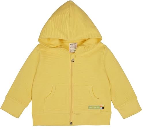 loud + proud Kurtka dziecięca, prążkowana, uniseks, z certyfikatem GOTS, złota, 110/116, złoto, 110-116