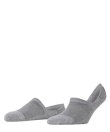 Burlington Kobiety Stopki Athleisure W IN Nylon niewidoczne jednokolorowe 1 Para, Szary (Light Grey Melange 3775), 39-42