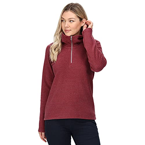 Regatta Damski sweter polarowy Solenne z zamkiem 1/2 na zewnątrz w paski