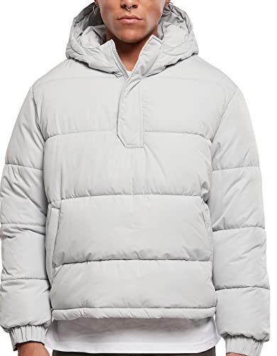 Urban Classics Męska kurtka z kapturem Cropped Pull Over Jacket, Lightassphalt, S