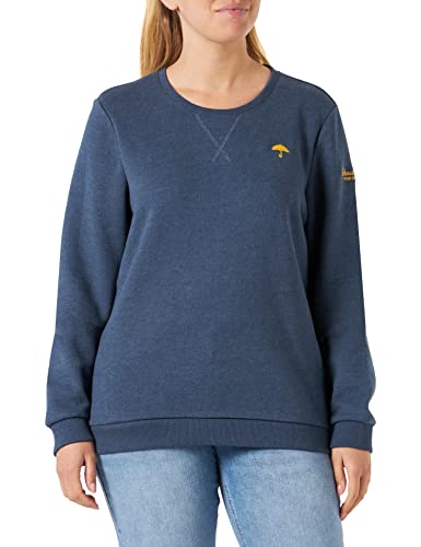 Schmuddelwedda Bluza damska, Ciemnoniebieski melanż, XL