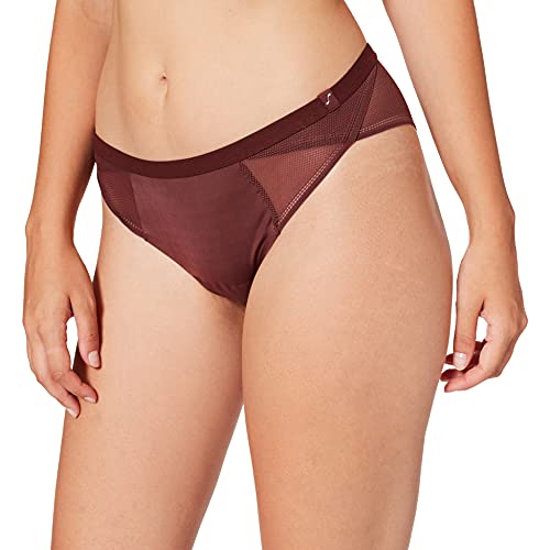 sloggi Damskie S Symmetry Brazylii majtki stringi, Dekadent Chocolate, 44 PL