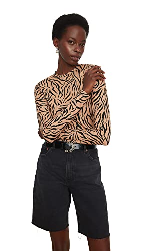 Trendyol Wielokolorowa bluza damska, wielokolorowa, XL
