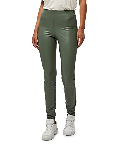 Peppercorn Damskie legginsy PU Linette, Zielony żółw morski, S