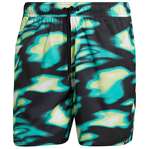 adidas Męski kostium kąpielowy Souleaf Clx Sl, czarny, S