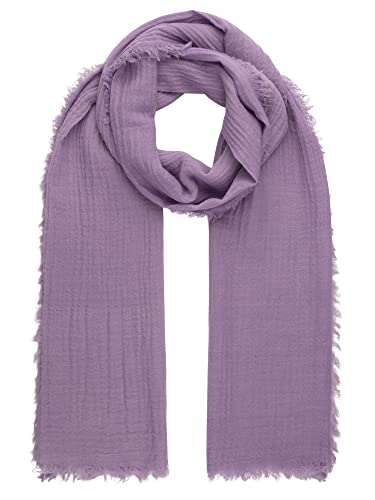 ApartFashion Szalik damski jednokolorowy, liliowy, normalny