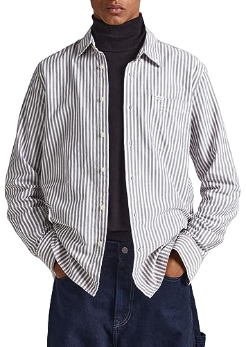 Pepe Jeans Męska koszula Cabo, Wielobarwny (Multi), XL