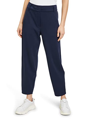 Betty & Co Damskie spodnie casualowe z kieszeniami, niebieski, 42