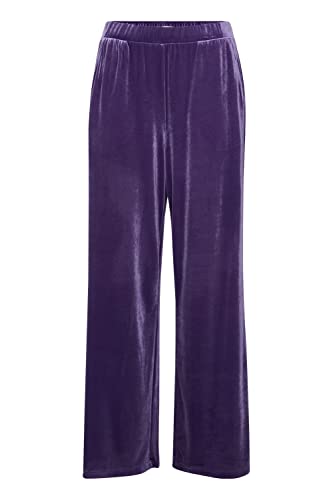 ICHI Spodnie damskie IHLAVANNY PA2, 193750/Violet Indigo, L