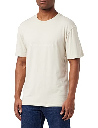 Jack&Jones Męski t-shirt z krótkim rękawem JORCOPENHAGEN z okrągłym dekoltem, 2 sztuki w zestawie, brązowy (Seal Brown) + Moonbeam, XXL, Seal Brown/opakowanie: seal Brown+moonbeam, XXL
