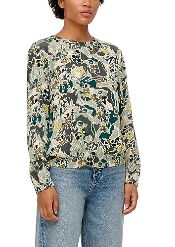 s.Oliver Sales GmbH & Co. KG/s.Oliver Bluzka damska z długim rękawem, Niebieski zielony, 38