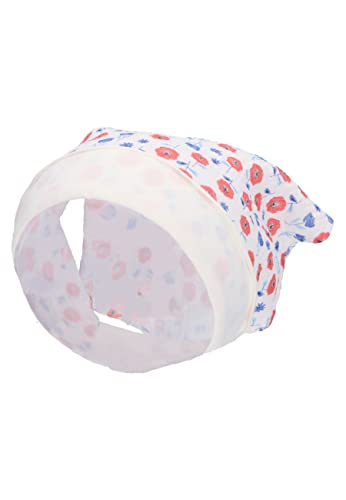 Sterntaler Uniseks, chusta na głowę, kwiaty maku, czapka dziecięca, ecru, normalna, écru, 51