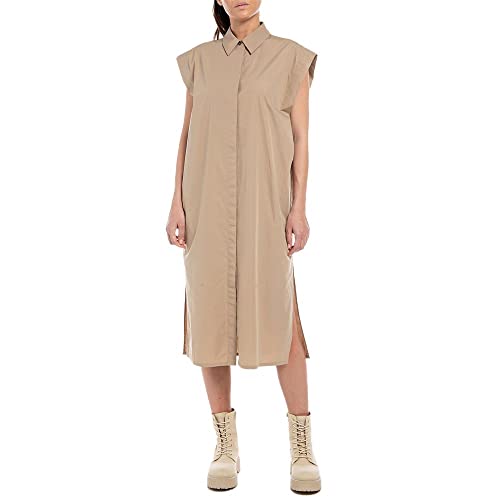 Replay Sukienka damska W9010, 616 Light Brown, XXS, 616 Light Brown, XXS