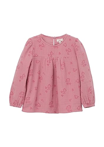 s.Oliver Sales GmbH & Co. KG/s.Oliver Dziewczęca bluzka z długim rękawem, Rosa, 104 cm