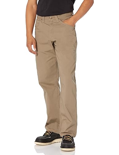 Wrangler Mężczyźni Riggs Workwear Men'S Ripstop Carpenter Jeansy, Bark, 32W / 34L