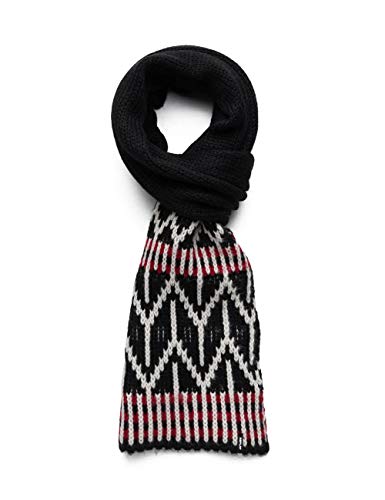 Replay Męski szalik AM9214.000.A7090, wielokolorowy (Back-White-Red 1290), UNIC, Wielokolorowy (Back-white-red 1290), Rozmiar Uniwersalny