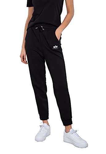 ALPHA INDUSTRIES Damskie spodnie do biegania Basic Jogger Sl Wmn, czarny, XL