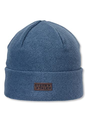 Sterntaler Dziecięca czapka beanie z polaru, uniseks, niebieski (Tintenblau Melange), 57