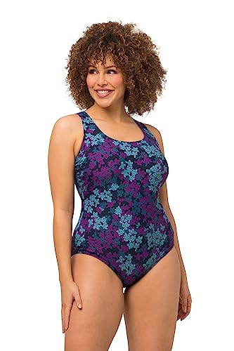 Ulla Popken, Damski kostium kąpielowy duże rozmiary, morski, 42