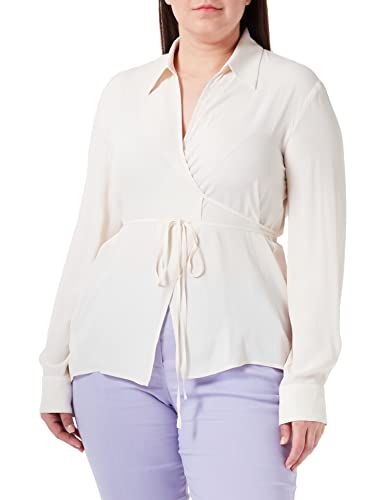 Pinko Damska koszula Capace Crepe De Chine, N96_przydymiona biel, 50