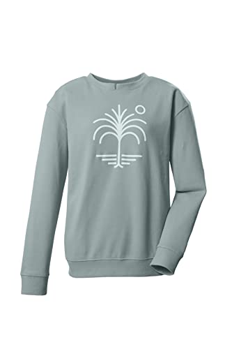 G.I.G.A. DX Damska bluza/okrągły dekolt sweter GS 159 WMN SWT SHRT GOTS, Foggy Ocean, 36, 39353-000, Foggy Ocean, 36