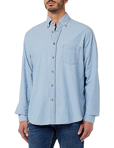 BOSS Koszulka męska, Open Blue460, XL