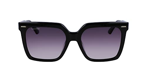 CALVIN KLEIN Damskie okulary przeciwsłoneczne CK22534S, czarne, jeden rozmiar, Czarny, Rozmiar uniwersalny