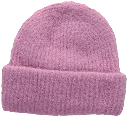 PIECES Damska czapka z kapturem PCBERA Wool Hood NOOS z dzianiny, Strawberry Pink, One Size