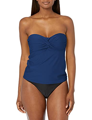 Catalina Damski strój kąpielowy Tankini Twist Front, granatowy, M