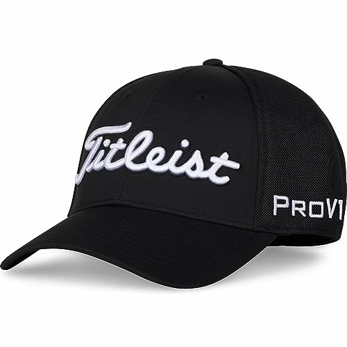 Titleist Męska Tour Sports Mesh Staff Czapka z daszkiem