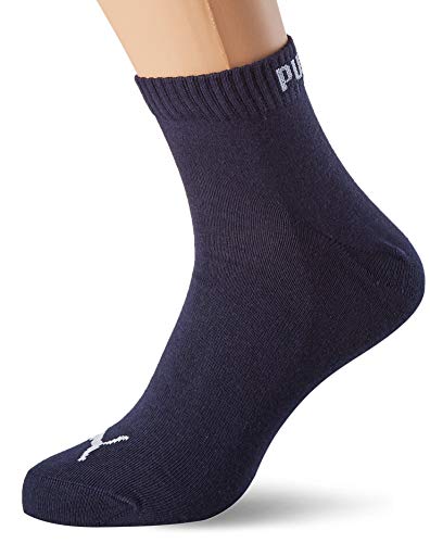 PUMA Skarpety Unisex Plain Quarter (3 sztuki), grantowy, 47-49 EU