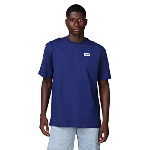 FILA Tisovec Boxy Tee T-shirt męski, niebieski (Beacon Blue), M