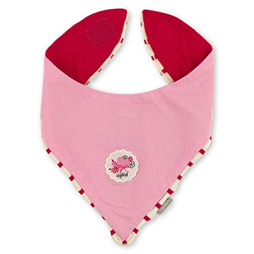 Sigikid Wendehalstuch dwustronny szalik dla dziewczynek, Rot/Rosa/Pferd, Rozmiar uniwersalny