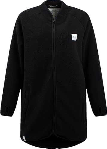 Eivy Damski płaszcz polarowy Redwood Sherpa Coat Black