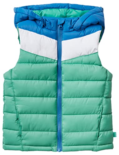 United Colors of Benetton Kurtka puchowa dla chłopców, Zielony 11n, XS