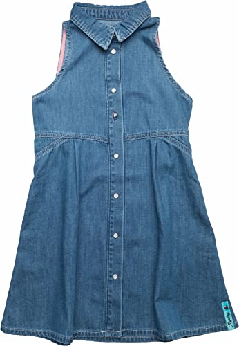 Replay Sukienka dziewczęca SG3235, 009 średnia, niebieska, 10A, 009 Medium Blue, 10 Lata