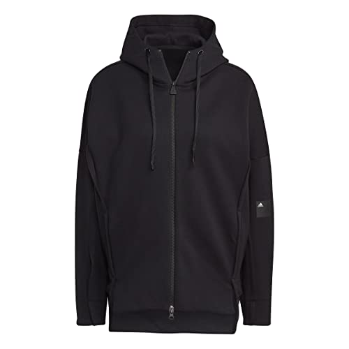 adidas Damska bluza z kapturem W Mv Lo Fz Hd, czarna, XXL, czarny, XXL