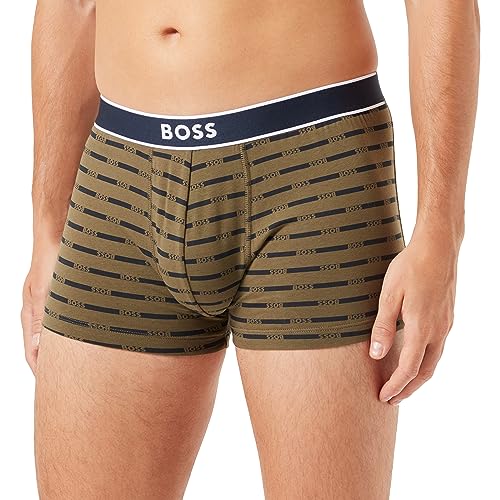 BOSS Men's 24 Print Trunk, Open Green, S, Open Green