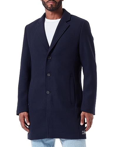 Q/S by s.Oliver Męski płaszcz outdoorowy, niebieski, XL