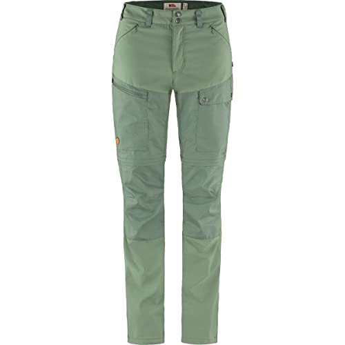 Fjällräven Damskie spodnie Abisko Midsummer Zip Off W, zielone (Jade Green-Patina Green), 44