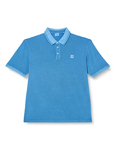 s.Oliver Męska koszulka polo z krótkim rękawem, Niebieski 5427, 5XL