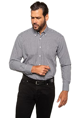 JP 1880 Męski pasek skórzany pasek, czarny, 100, czarny, 100